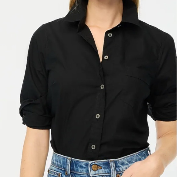 J Crew Factory‎ Button-up cotton poplin shirt in signature fit size S NWT AL501 - Picture 1 of 11